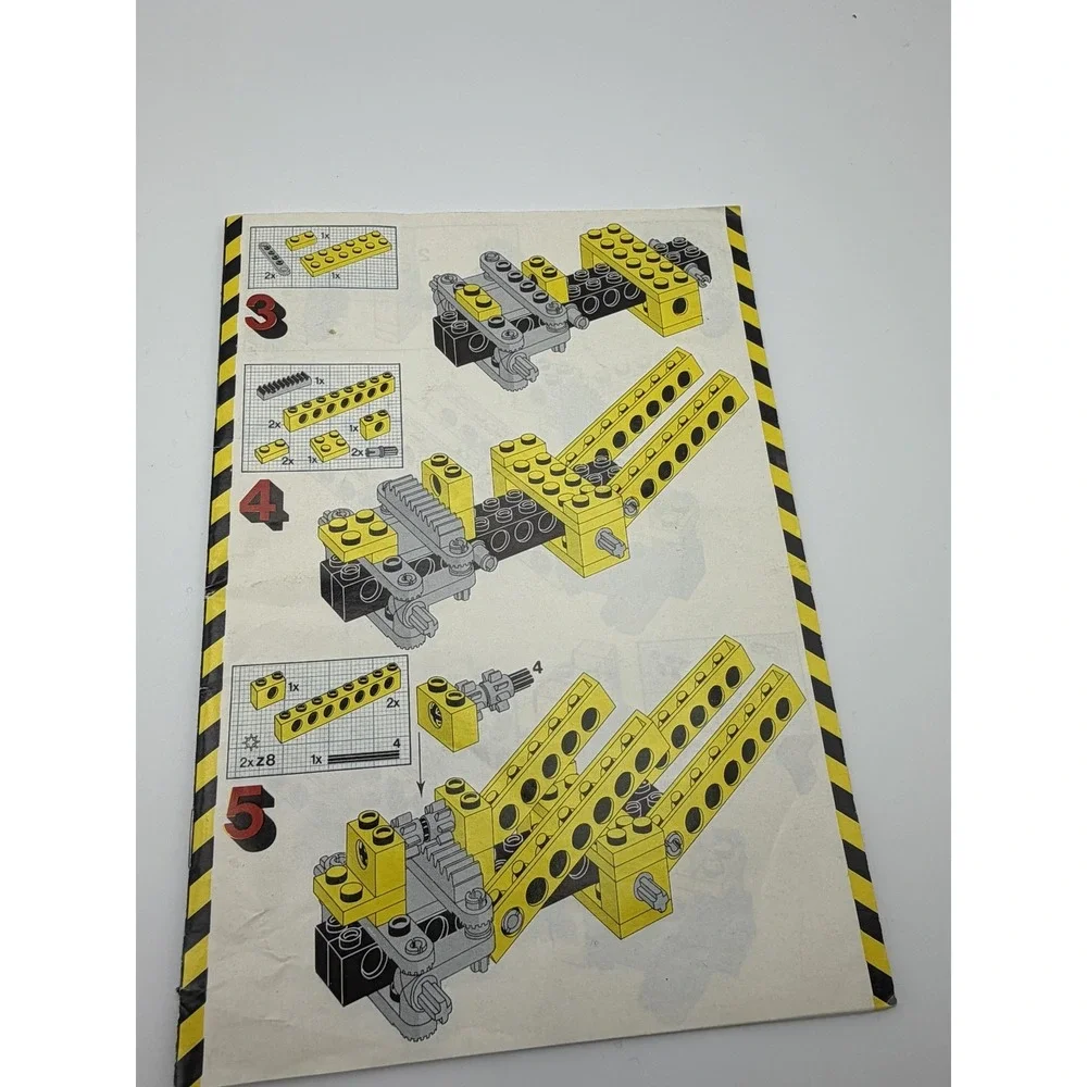 Vintage LEGO Technic‎ 8020 Universal Set Instruction Manual Booklet 1984